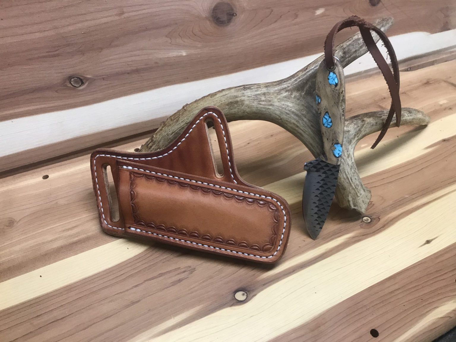 Stitched Gear Leather Belts Axe Covers Knife and Gun Holsters Shop