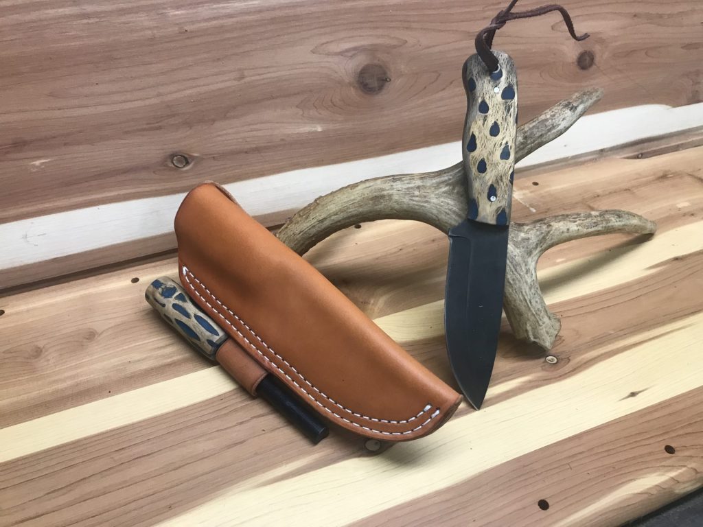 Stitched Gear Leather Belts Axe Covers Knife and Gun Holsters